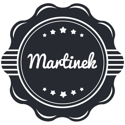 Martinek badge logo