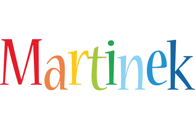 Martinek birthday logo