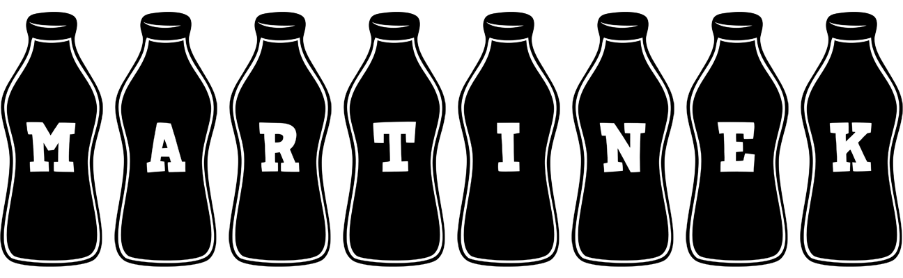 Martinek bottle logo