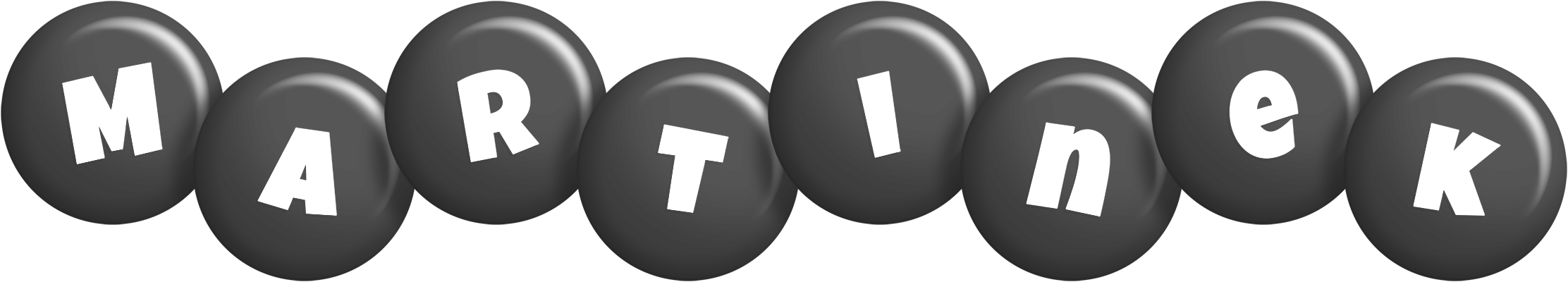 Martinek candy-black logo
