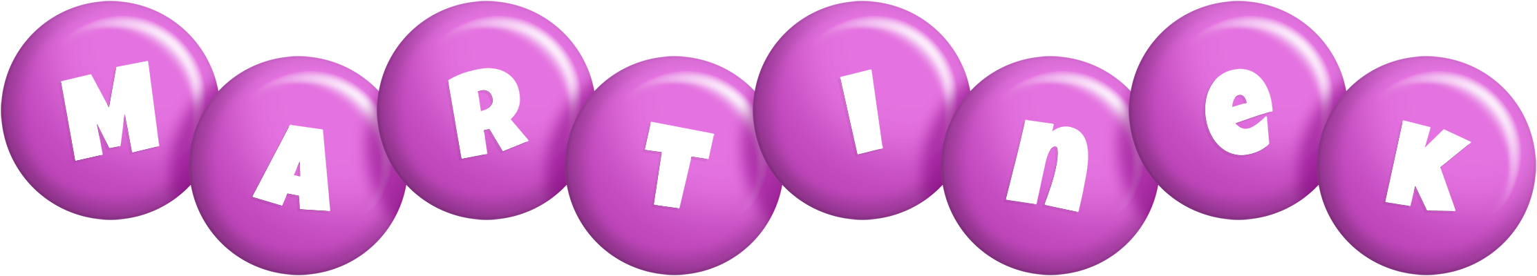 Martinek candy-purple logo