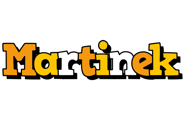 Martinek cartoon logo