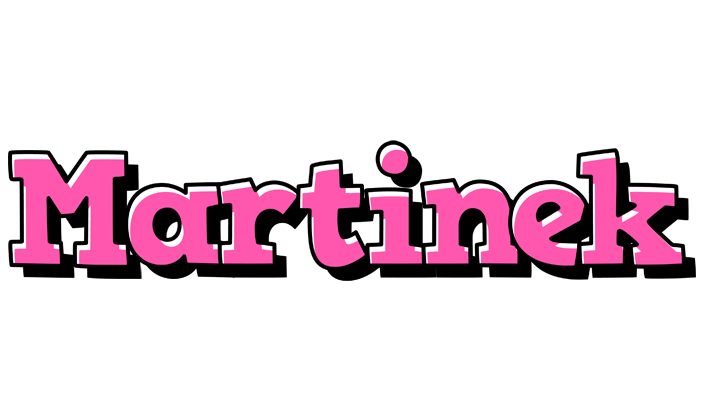 Martinek girlish logo
