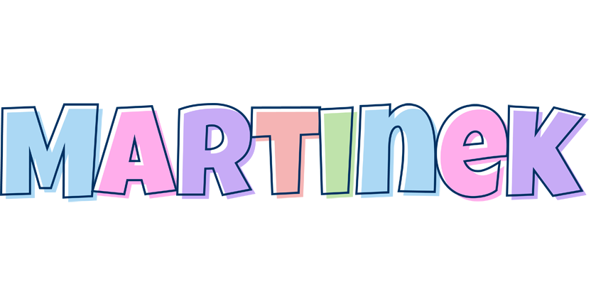 Martinek pastel logo