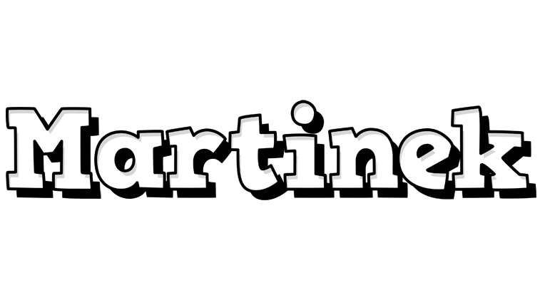 Martinek snowing logo
