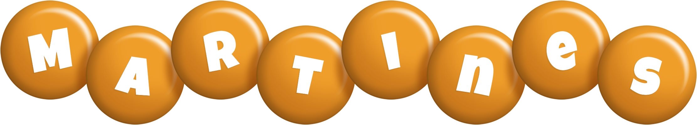Martines candy-orange logo