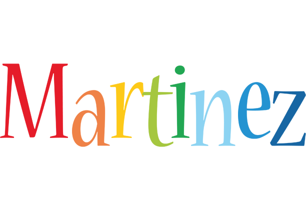 Martinez birthday logo