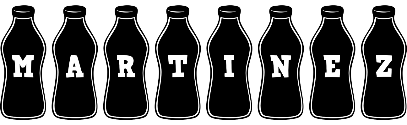 Martinez bottle logo