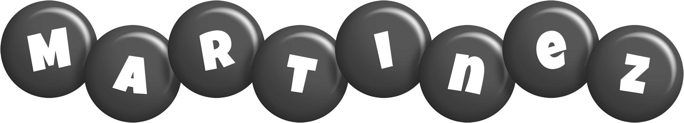 Martinez candy-black logo