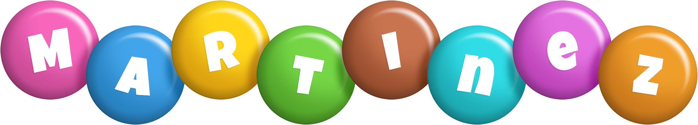 Martinez candy logo