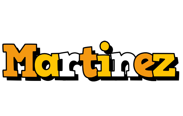 Martinez cartoon logo