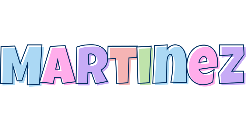 Martinez pastel logo