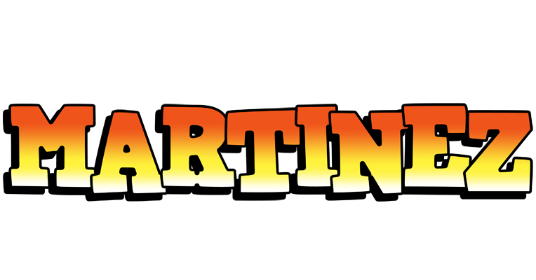 Martinez sunset logo