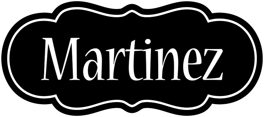 Martinez welcome logo