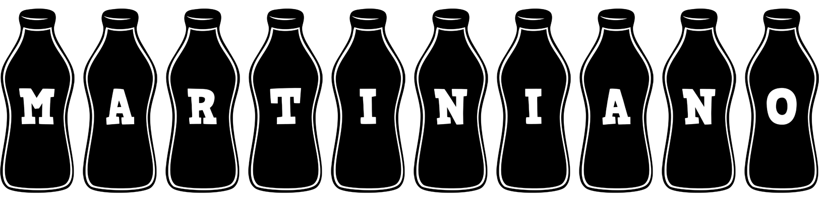 Martiniano bottle logo