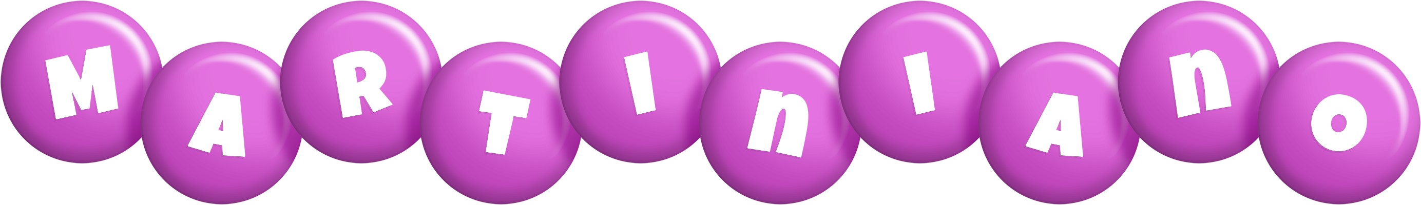 Martiniano candy-purple logo