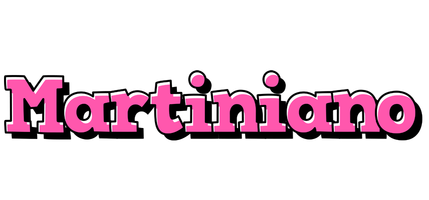 Martiniano girlish logo