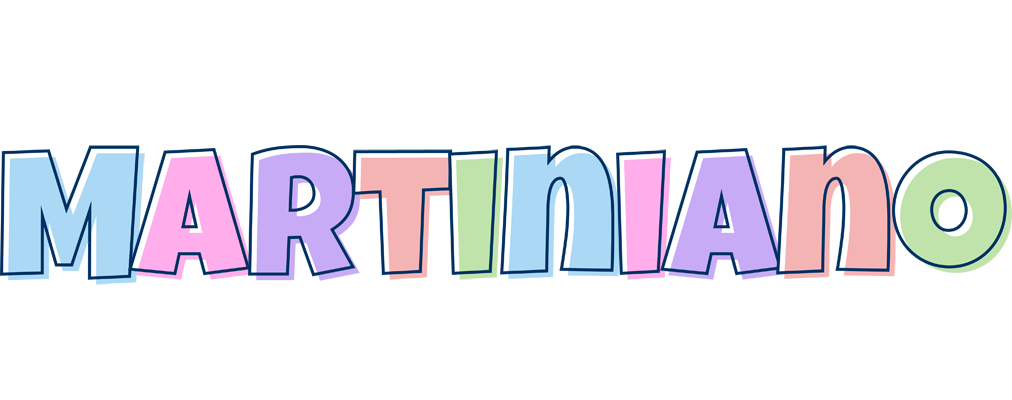 Martiniano pastel logo