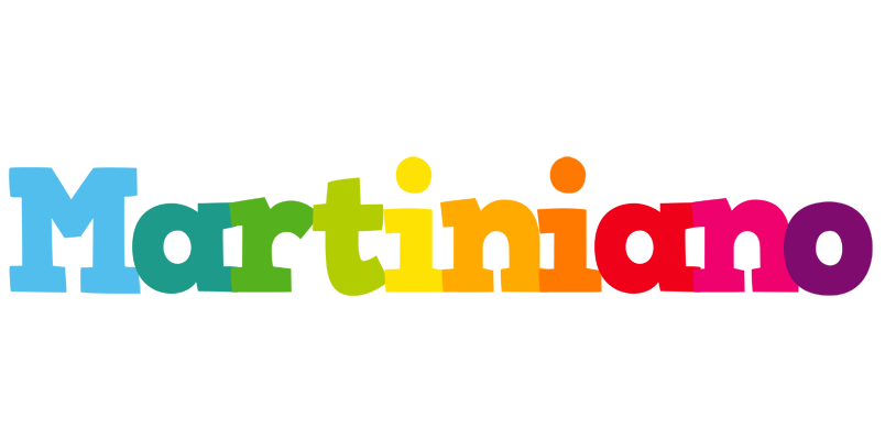 Martiniano rainbows logo