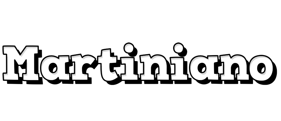 Martiniano snowing logo