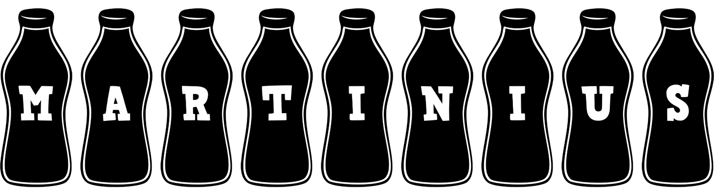 Martinius bottle logo