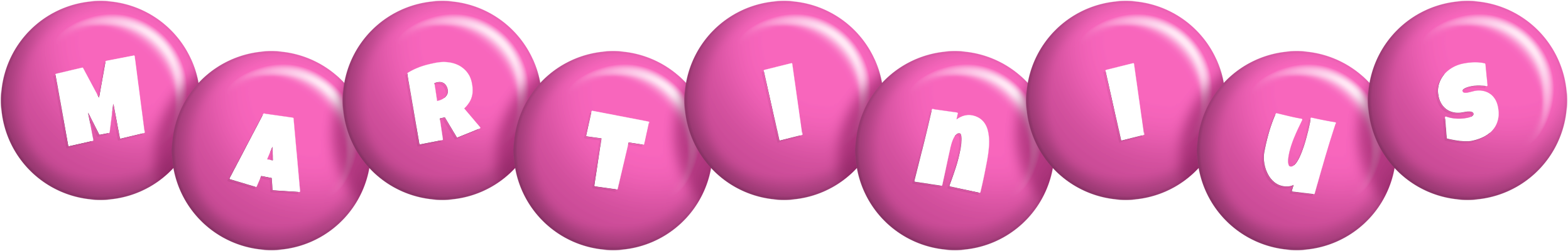 Martinius candy-pink logo