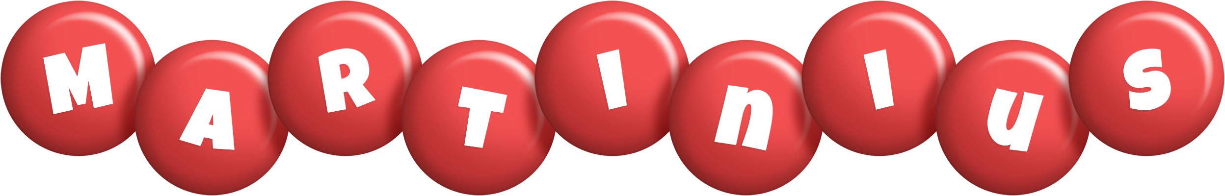 Martinius candy-red logo