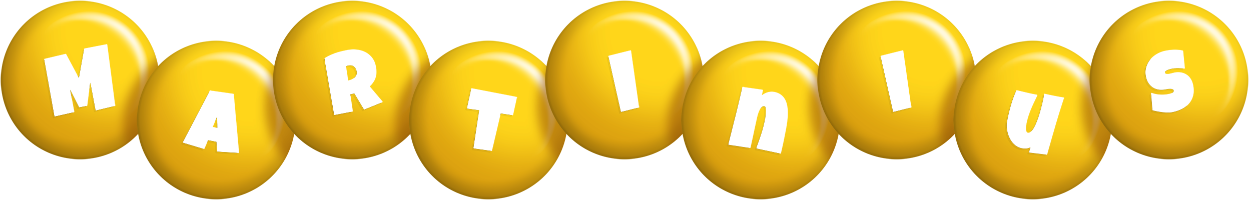 Martinius candy-yellow logo
