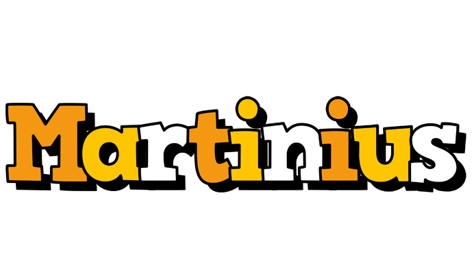 Martinius cartoon logo