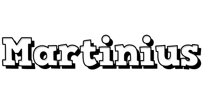Martinius snowing logo