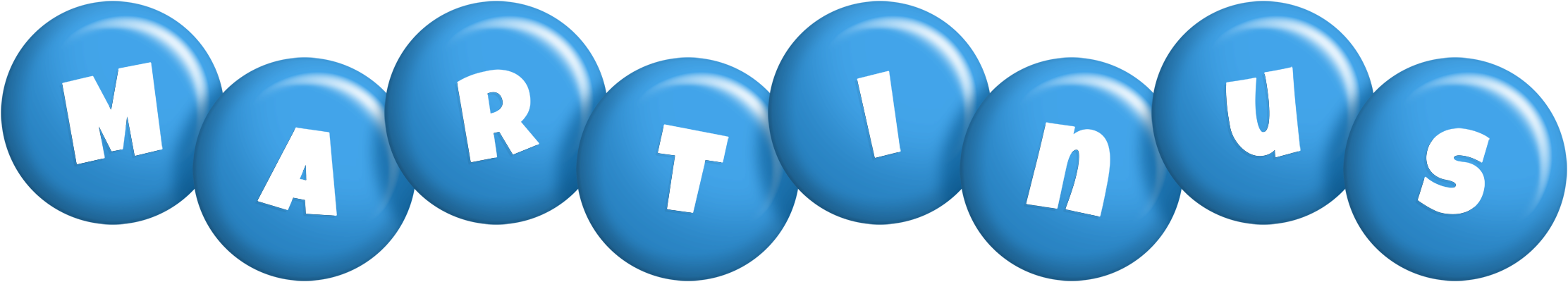 Martinus candy-blue logo