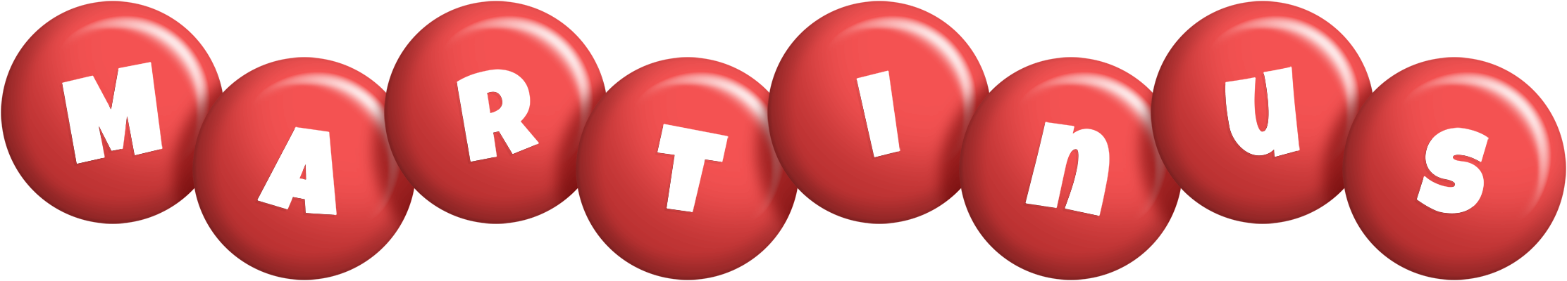 Martinus candy-red logo