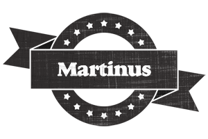 Martinus grunge logo