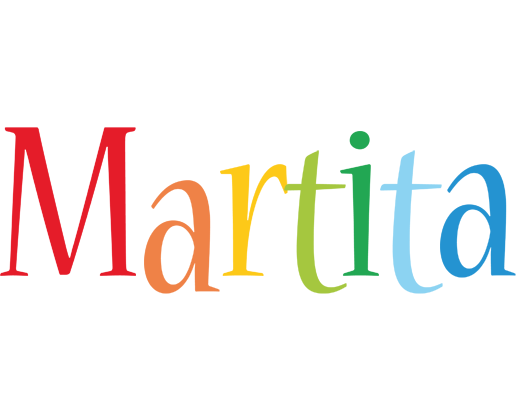 Martita birthday logo