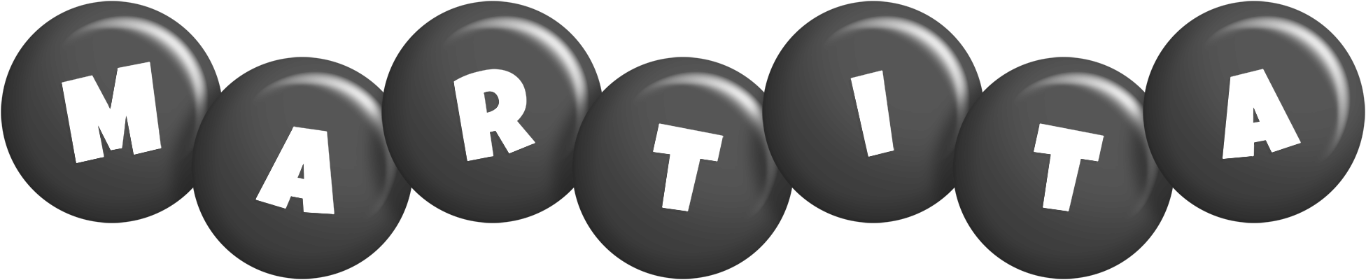 Martita candy-black logo