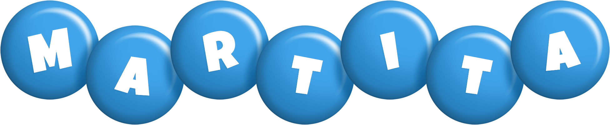 Martita candy-blue logo
