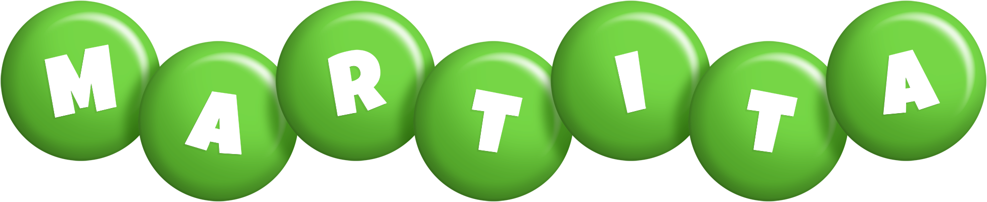 Martita candy-green logo