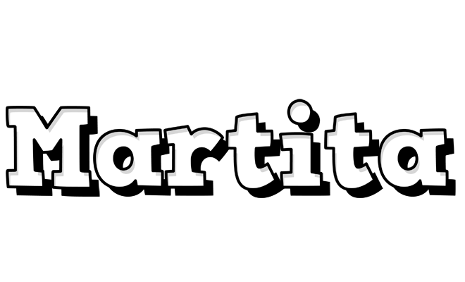Martita snowing logo