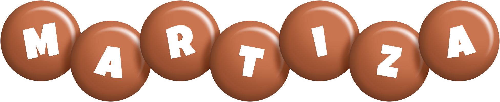 Martiza candy-brown logo