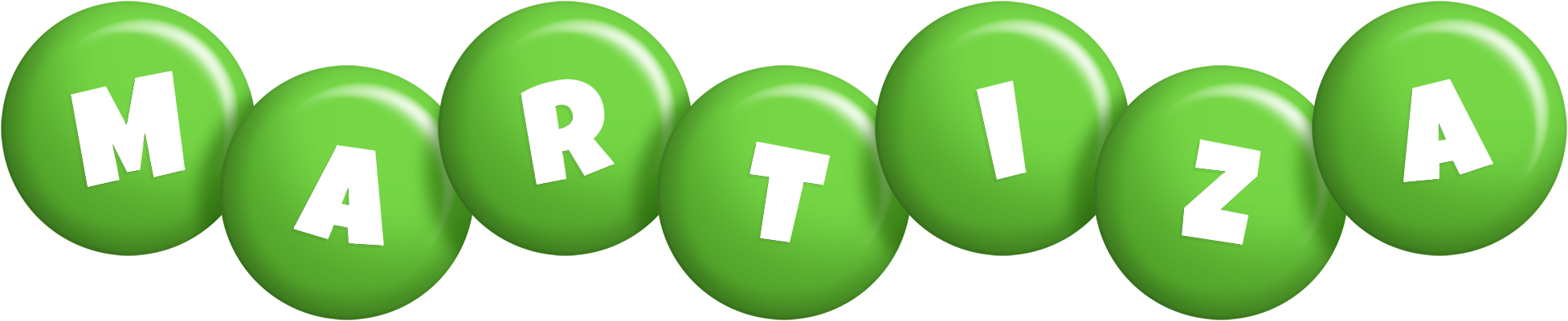 Martiza candy-green logo