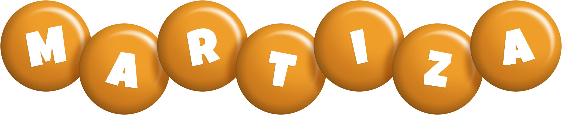 Martiza candy-orange logo