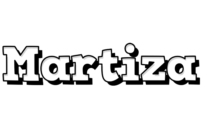 Martiza snowing logo