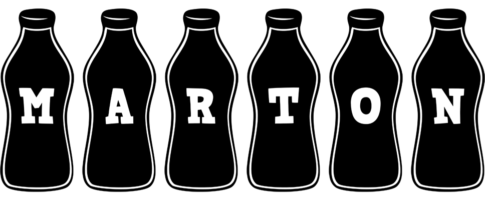 Marton bottle logo