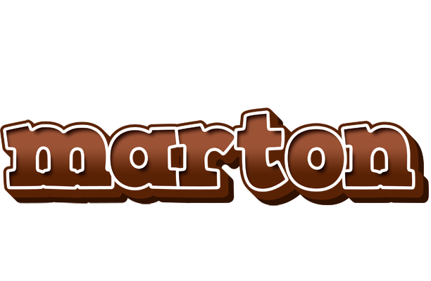 Marton brownie logo