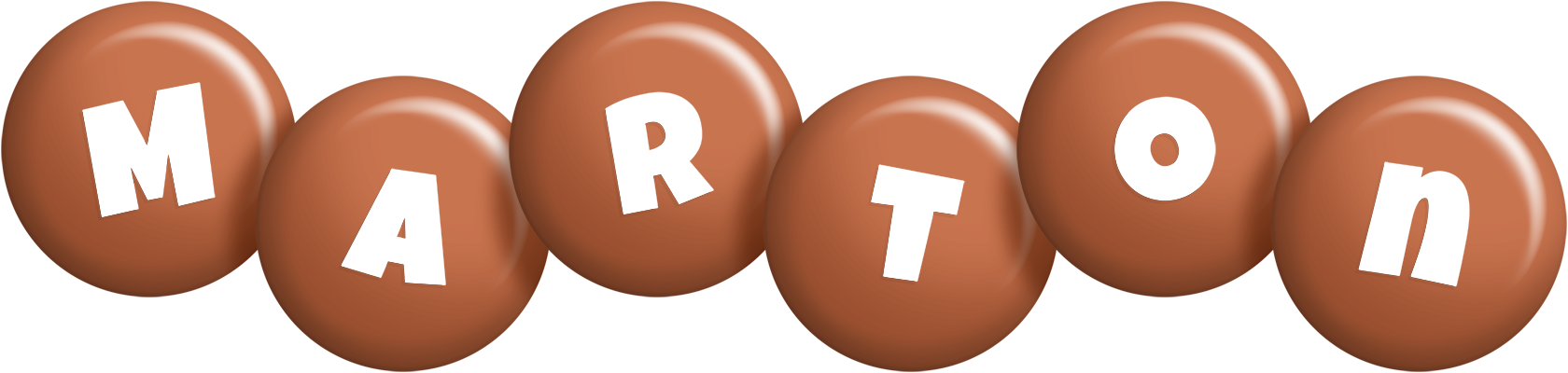 Marton candy-brown logo