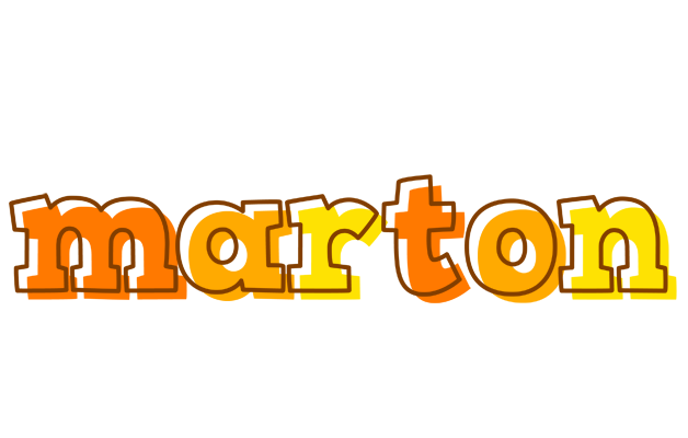 Marton desert logo
