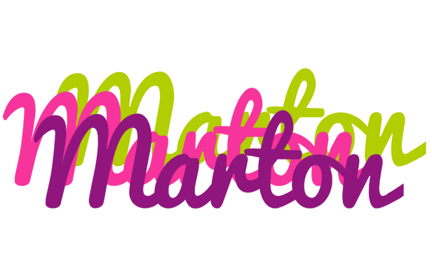Marton flowers logo