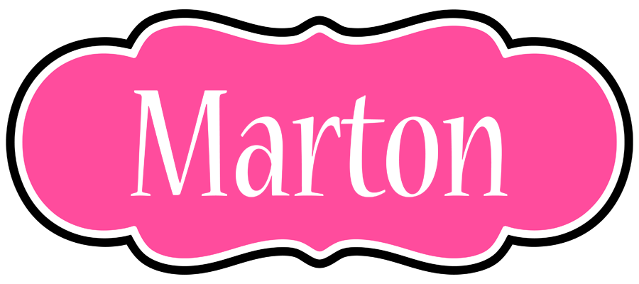 Marton invitation logo