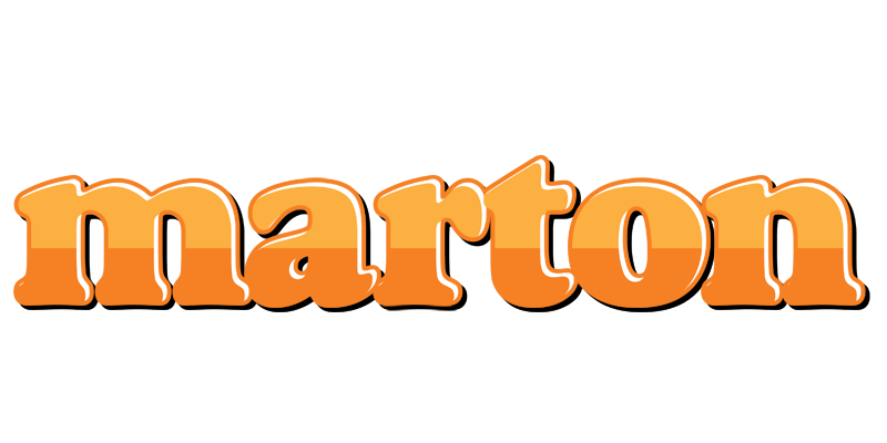 Marton orange logo
