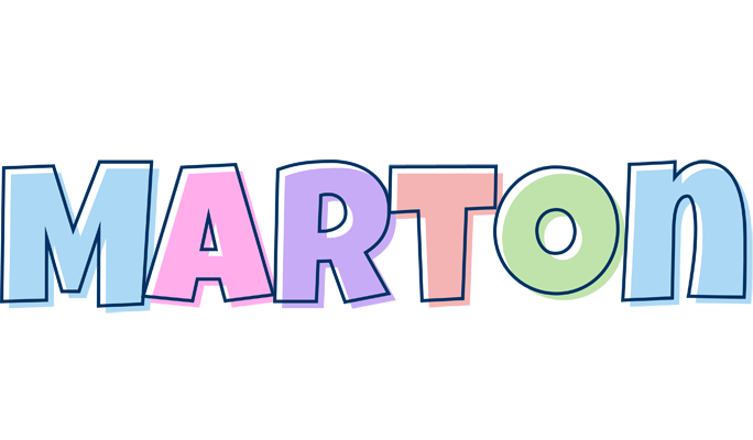 Marton pastel logo